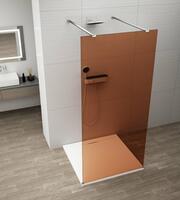 Sprchová stěna Walk-in 130 cm chrom/sklo Marron – Polysan Esca chrome ES1513-05 | Více - 