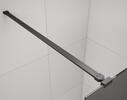Sprchová stěna Walk-in 110 cm černá/sklo Flute – Polysan Esca black matt ES1311-06