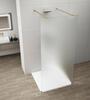 Sprchová stěna Walk-in 130 cm zlatá/matné sklo – Polysan Esca gold matt ES1113-08