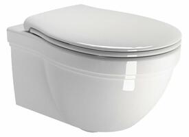 CLASSIC závěsná WC mísa, 37x55cm, bílá ExtraGlaze | Více - 