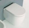 FLO WC mísa stojící, 36x51,5cm, spodní/zadní odpad, bílá