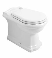 RETRO WC mísa stojící, 39x61cm, spodní/zadní odpad, bílá | Více - 