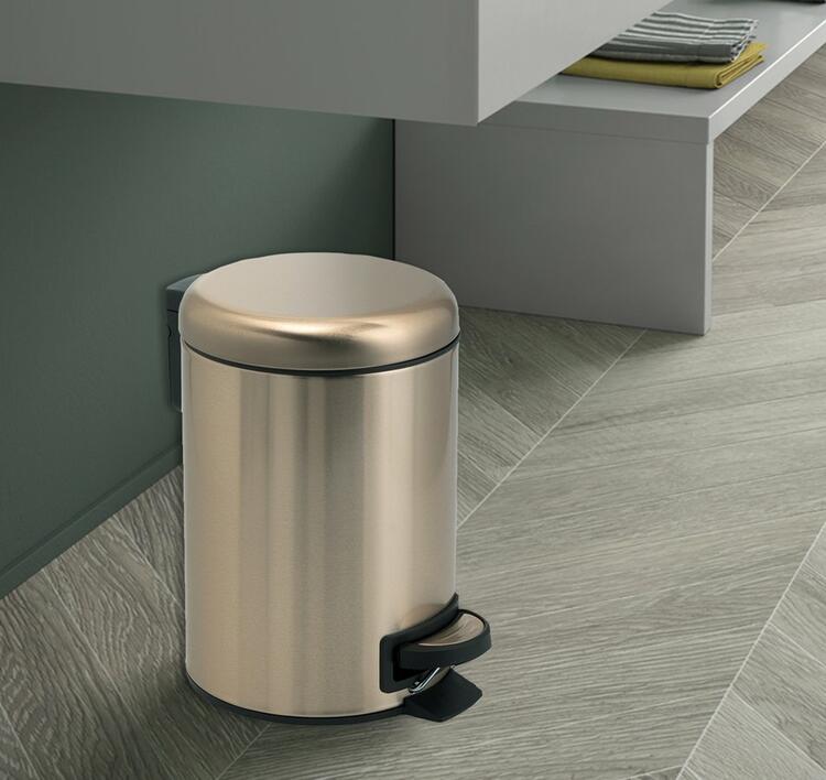 POTTY odpadkový koš 5l, Soft Close, zlato mat
