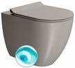 PURA WC mísa stojící, Swirlflush, 36x55cm, spodní/zadní odpad, tortora dual-mat