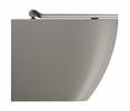 PURA WC mísa stojící, Swirlflush, 36x55cm, spodní/zadní odpad, tortora dual-mat