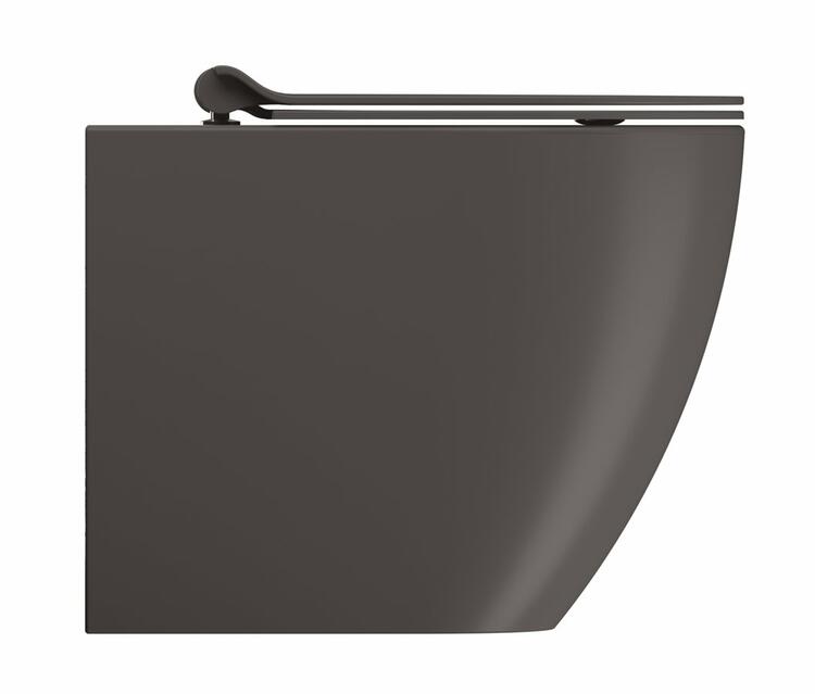 PURA WC mísa stojící, Swirlflush, 36x55cm, spodní/zadní odpad, bistro dual-mat