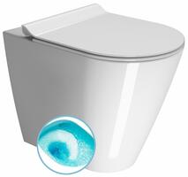 KUBE X WC mísa stojící, Swirlflush, 36x55cm, spodní/zadní odpad, bílá ExtraGlaze | Více - 
