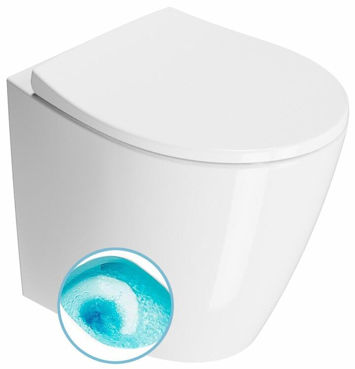 Stojící WC mísa swirlflush bílá – GSI Modo 981011