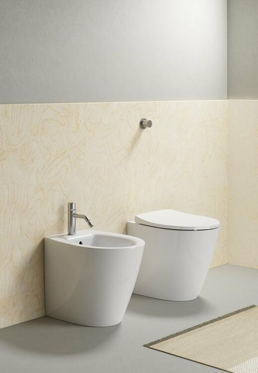 Stojící WC mísa swirlflush bílá – GSI Modo 981011