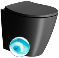 Stojící WC mísa swirlflush černá mat – GSI Modo 981026 | Více -