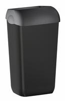 COLORED odpadkový koš nástěnný s víkem 23l, ABS, černá mat | Více - 