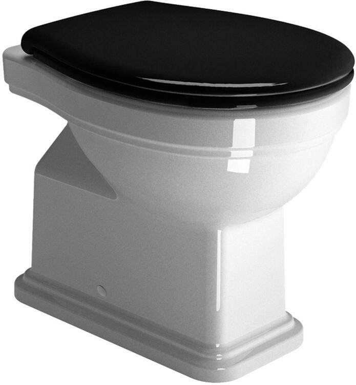 CLASSIC WC mísa stojící, 37x54cm, spodní odpad, bílá ExtraGlaze