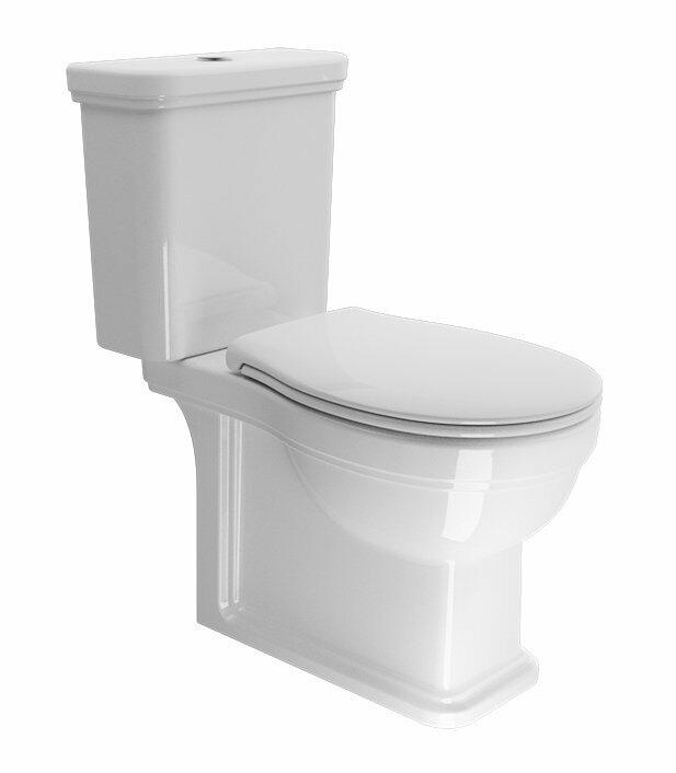 CLASSIC WC mísa kombi spodní/zadní odpad, bílá ExtraGlaze