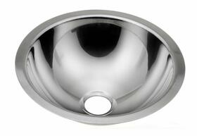 Zápustné umyvadlo nerezové, průměr 305mm | Více - 