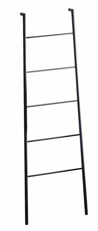 SEGA sušák ručníků na opření 550x1700x70mm, černá mat