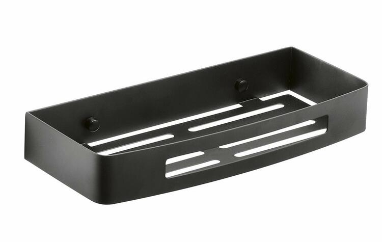 SMART polička do sprchy, 300x45x128mm, černá mat