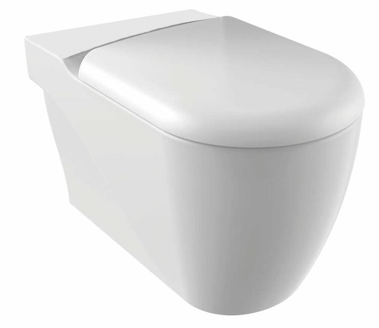 GRANDE WC mísa XL pro kombi, spodní/zadní odpad, 42x73cm, bílá