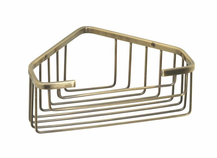 SMART rohová polička do sprchy, 200x80x151mm, bronz