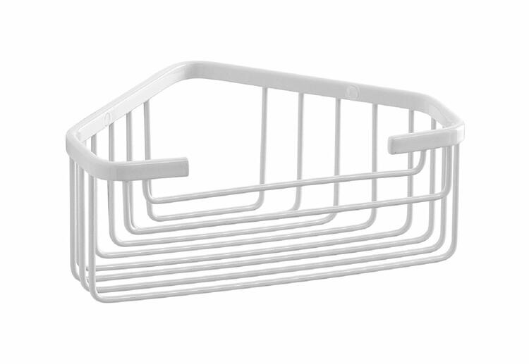 SMART rohová polička do sprchy, 200x80x151mm, bílá