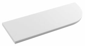 ABELINE rohová polička rockstone 300x100mm, excentrická, bílá mat | Více - 