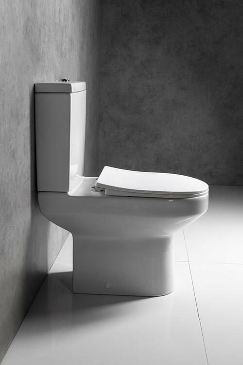 VERMET WC kombi, spodní/zadní odpad, bílá