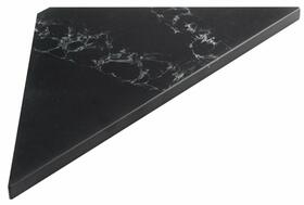 ABELINE rohová police rockstone 200x200mm, black attica | Více - 