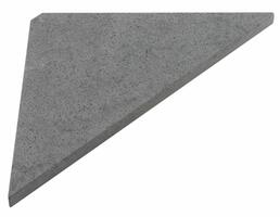 ABELINE rohová polička rockstone 200x200mm, concrete | Více -