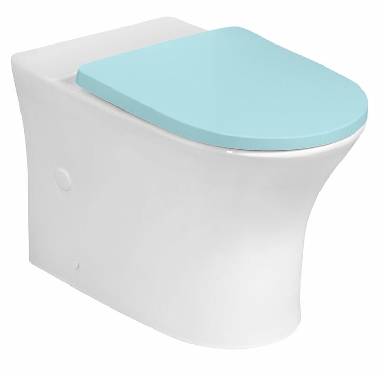 LEON WC kombi mísa, Rimless, 61,5x37cm, spodní/zadní odpad, bílá