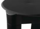COLORED koupelnová stolička 37x39x37cm, ABS, černá mat