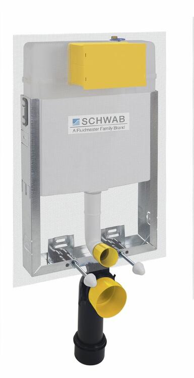 SCHWAB SET WC 199 podomítková nádržka pro zazdění 3/6l, DN110mm