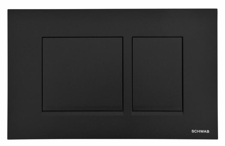 SCHWAB CERES ovládací tlačítko, 246x159 mm, černá mat