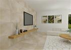 Interiérová dlažba imitace betonu 6060RO Beige 60x60 cm nerektifikovaná matný povrch 1. jakost