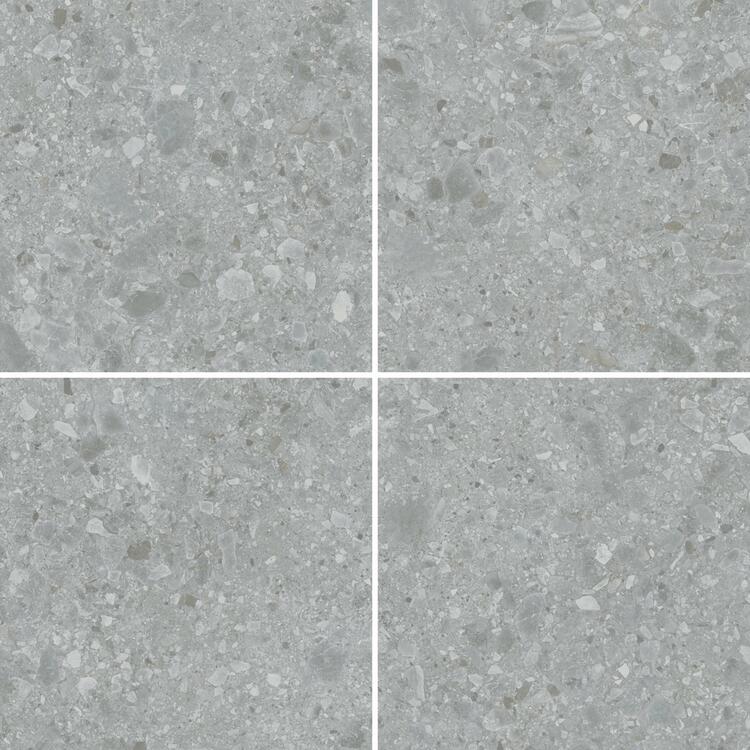 2cm dlažba na terasu imitace kamene Terrazzo Grigio 60x60x2 cm 1. jakost