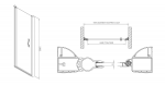 Sprchové dveře 100 cm chrom/transparent – Gelco One GO4410D