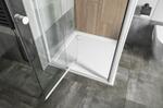 Sprchové dveře 104 cm bílá/transparent – Aqualine Amico G100