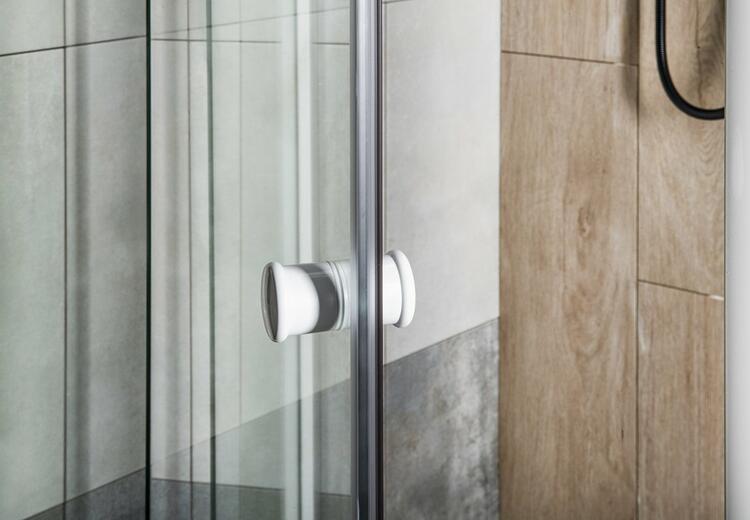 Sprchové dveře 104 cm bílá/transparent – Aqualine Amico G100