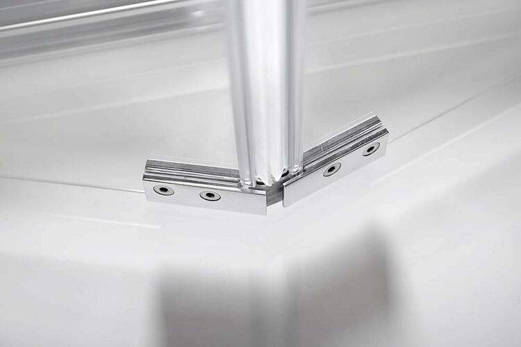 Sprchové dveře 90 cm chrom/transparent – Polysan Lucis line DL2815