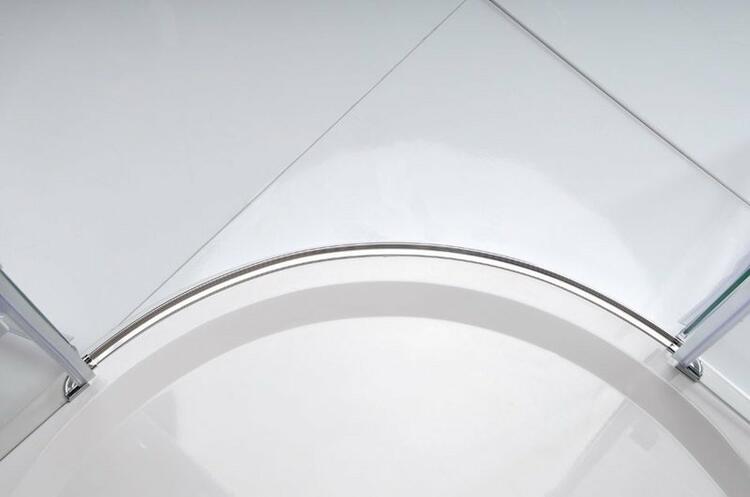 Sprchový kout čtvrtkruhový 100 cm chrom/transparent – Gelco Legro GL5510