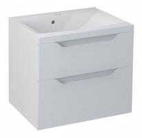 Umyvadlová skříňka 60×65×47,8 cm bílá – Sapho WAVE | Více -