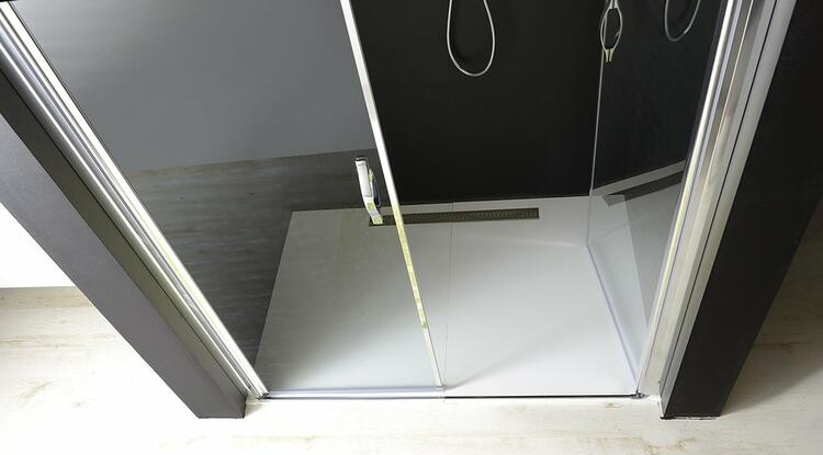 ONE sprchové dveře do niky dvoukřídlé 980-1020 mm, čiré sklo, 6 mm