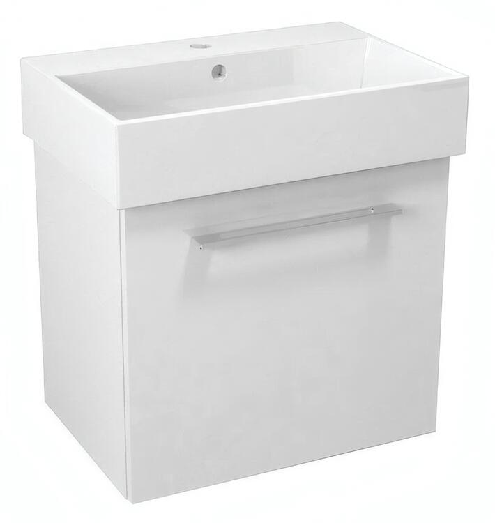 Umyvadlová skříňka 56,5×50×40 cm bílá – Sapho NATY NA060-3030