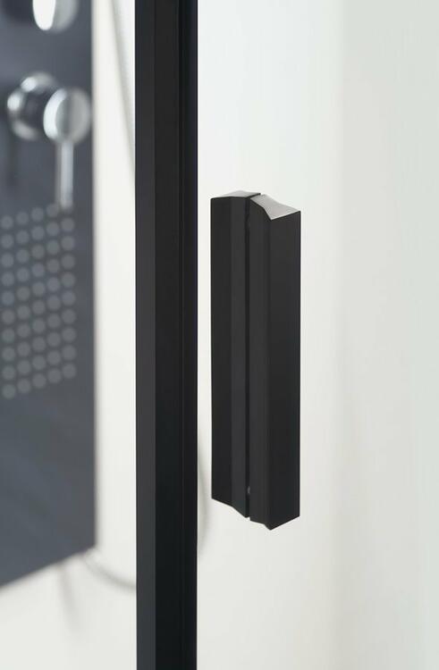 Sprchové dveře 90 cm černá/transparent – Polysan Zoom black ZL1290B