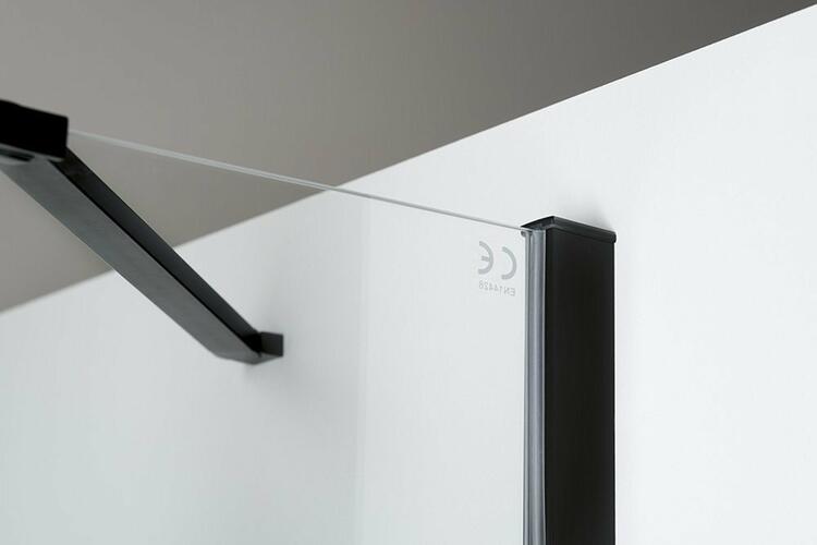 Sprchové dveře 100 cm černá/transparent – Polysan Zoom black ZL1310B