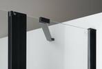 Sprchové dveře 130 cm černá/transparent – Polysan Zoom black ZL1313B