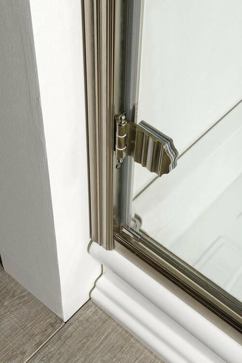 Sprchové dveře levé 80 cm bronz/transparent – Gelco Antique GQ1280LC