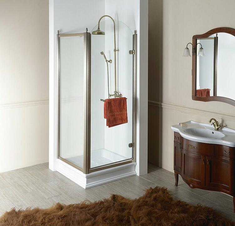 Sprchové dveře pravé 90 cm bronz/transparent – Gelco Antique GQ1390RC