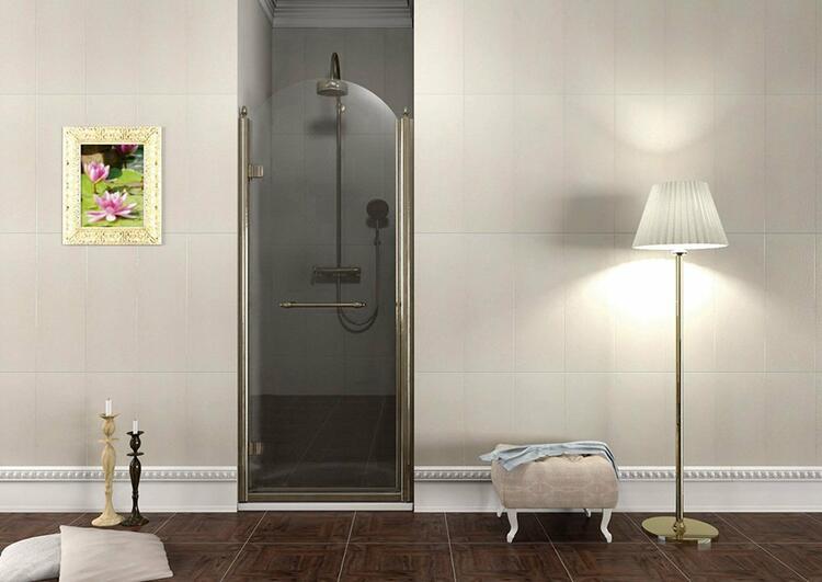 Sprchové dveře levé 90 cm bronz/transparent – Gelco Antique GQ1290LC