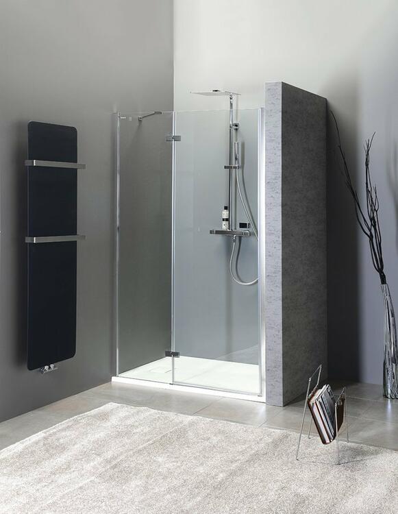 Sprchové dveře levé 80 cm chrom/transparent – Polysan Fortis FL1480L