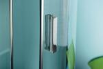 ZOOM LINE sprchové dveře dvojkřídlé 800mm, čiré sklo
