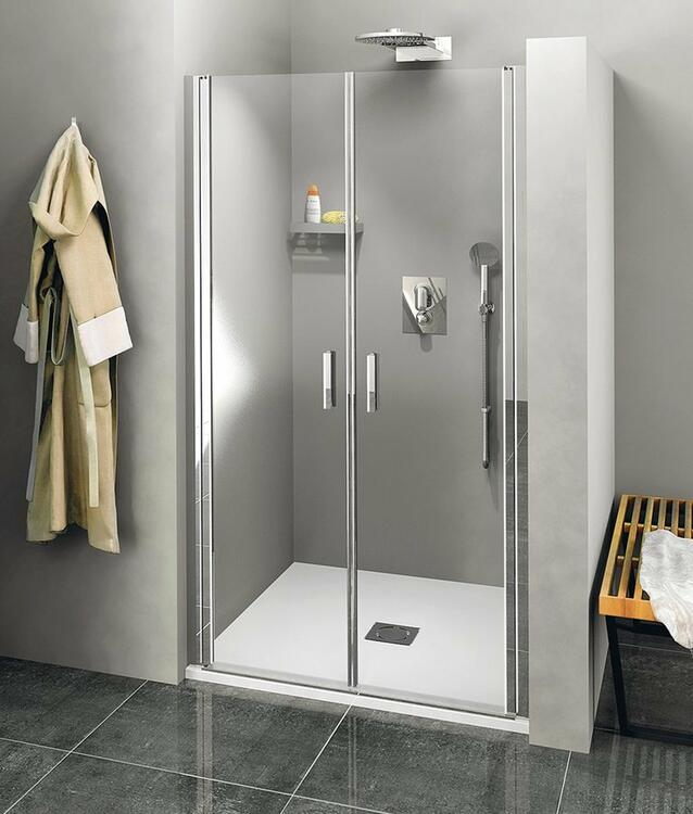 Sprchové dveře 90 cm chrom/transparent – Polysan Zoom ZL1790